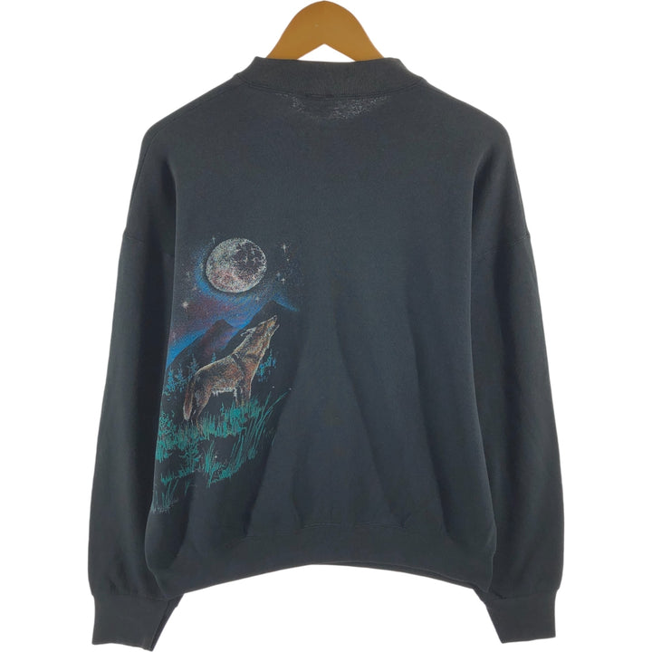 Wolf Pattern Animal Sweatshirt Trainer Men's XL /eaa492647