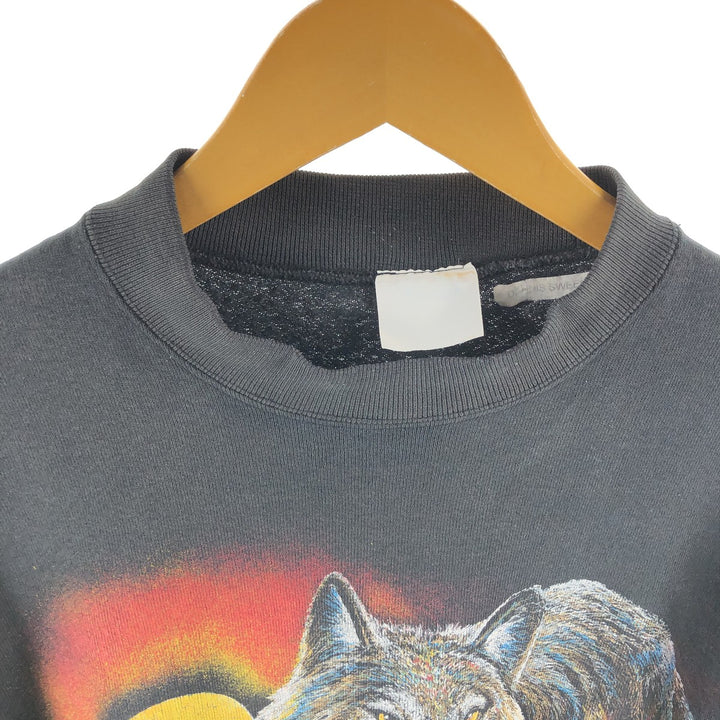 Wolf Pattern Animal Sweatshirt Trainer Men's XL /eaa492647