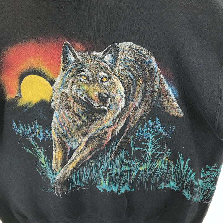 Wolf Pattern Animal Sweatshirt Trainer Men's XL /eaa492647