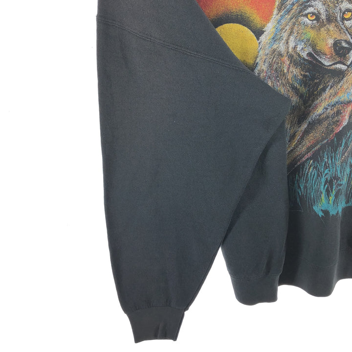 Wolf Pattern Animal Sweatshirt Trainer Men's XL /eaa492647