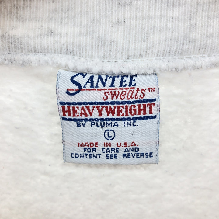 90'S SANTEE HEAVYWEIGHT College Sweatshirt, Made in USA, Men's L size, Vintage /eaa492680