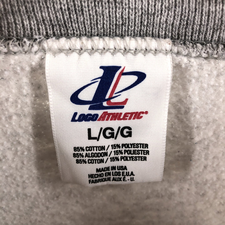 LOGO ATHLETIC College Character Sweatshirt Trainer Made in USA Men's L size /eaa492690