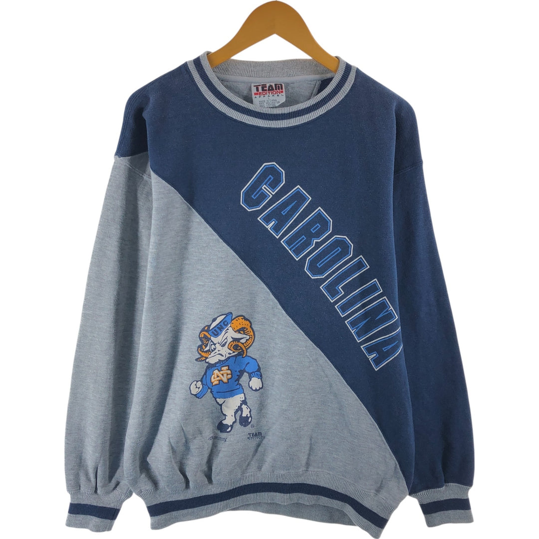 90'S TEAM EDITION College Character Sweatshirt, Trainer, Men's L Size, Vintage /eaa492698