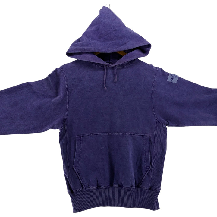 90'S Champion Authentic Athletic Apparel No Eyes Sweat Pullover Hoodie Made in USA Men's S cotton purple type Vintage Second Hand