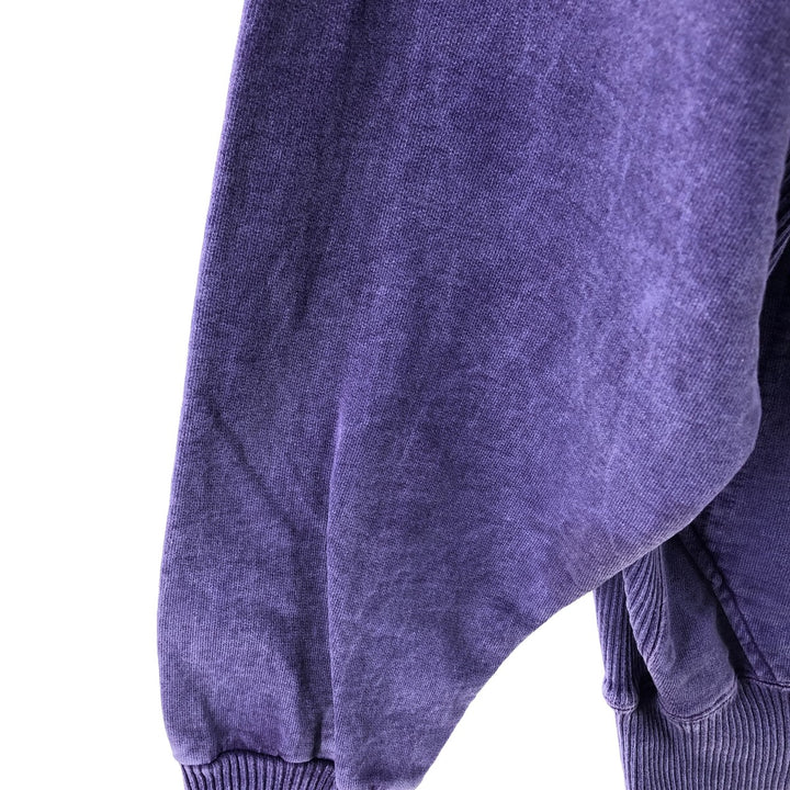 90'S Champion Authentic Athletic Apparel No Eyes Sweat Pullover Hoodie Made in USA Men's S cotton purple type Vintage Second Hand