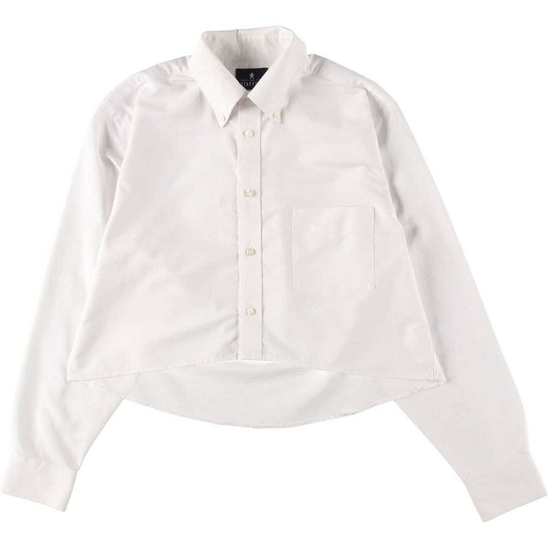 Elulu Original Remake Big Ribbon Shirt, Long Sleeve Button-Down Shirt, Women's Size M cotton white type Vintage Second Hand
