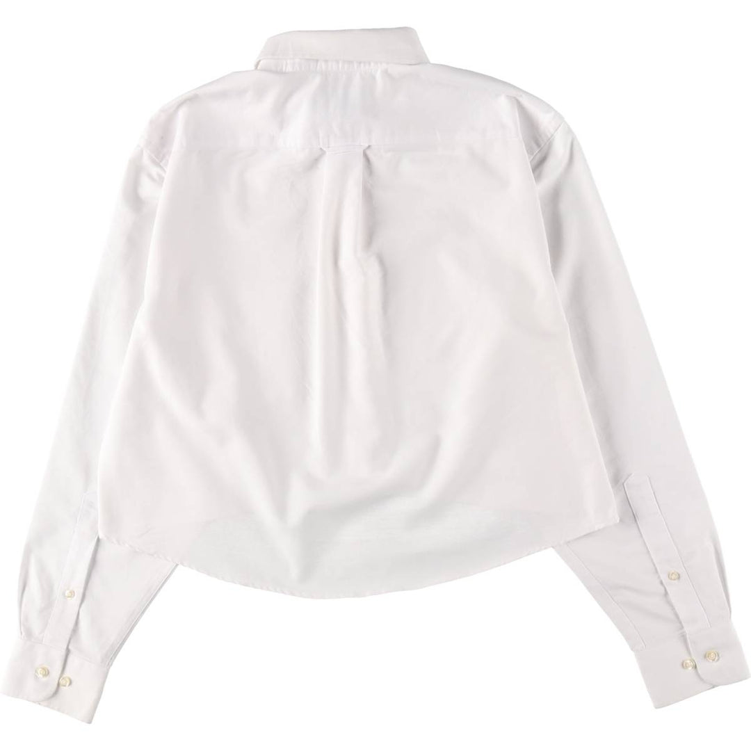 Elulu Original Remake Big Ribbon Shirt, Long Sleeve Button-Down Shirt, Women's Size M cotton white type Vintage Second Hand