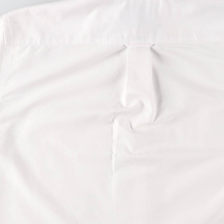 Elulu Original Remake Big Ribbon Shirt, Long Sleeve Button-Down Shirt, Women's Size M cotton white type Vintage Second Hand