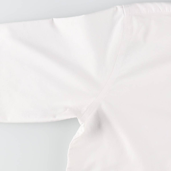 Elulu Original Remake Big Ribbon Shirt, Long Sleeve Button-Down Shirt, Women's Size M cotton white type Vintage Second Hand