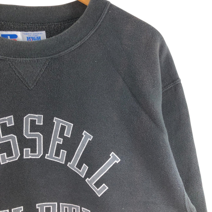 90'S Russell HIGH COTTON logo sweatshirt, made in USA, men's size M, vintage /eaa492750