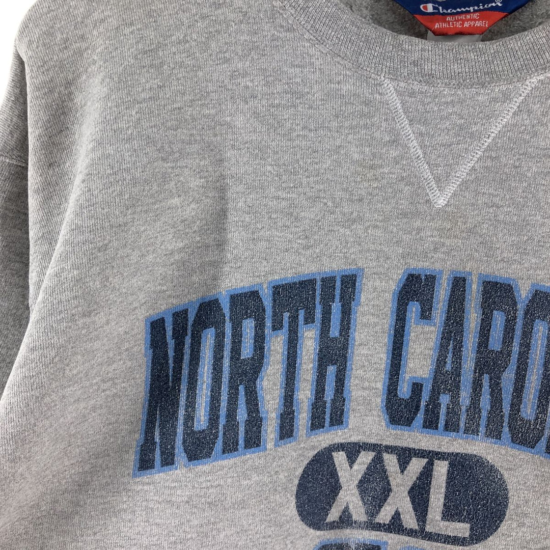 Champion NORTH CAROLINA University of North Carolina College Sweatshirt Trainer Men's XL /eaa492761