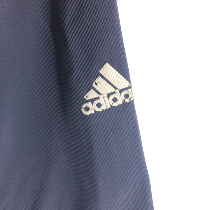 00'S Adidas Half Zip Warm Up Pullover Men's M polyester navy blue type Vintage Second Hand