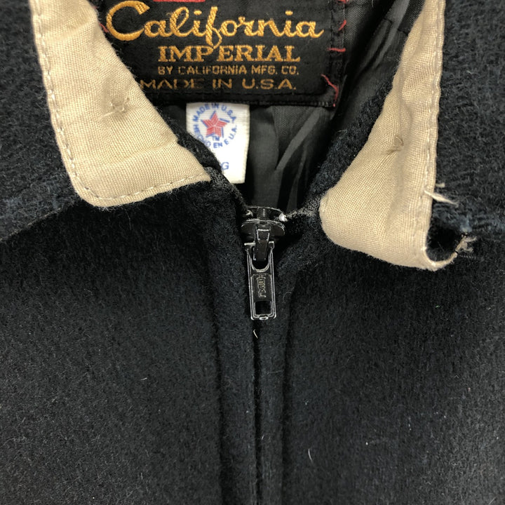 80'S California IMPERIAL Collared Padded Wool Stadium Jacket Award Jacket Made in USA Men's XL Vintage /eaa492858