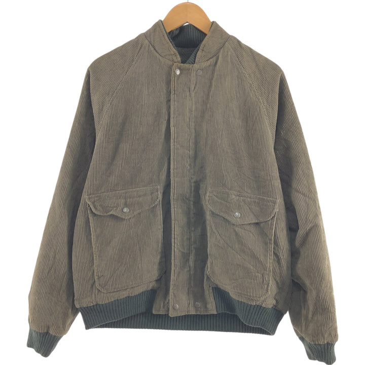 SILVER FERN reversible herringbone color nep wool blouson men's M size / eaa492870