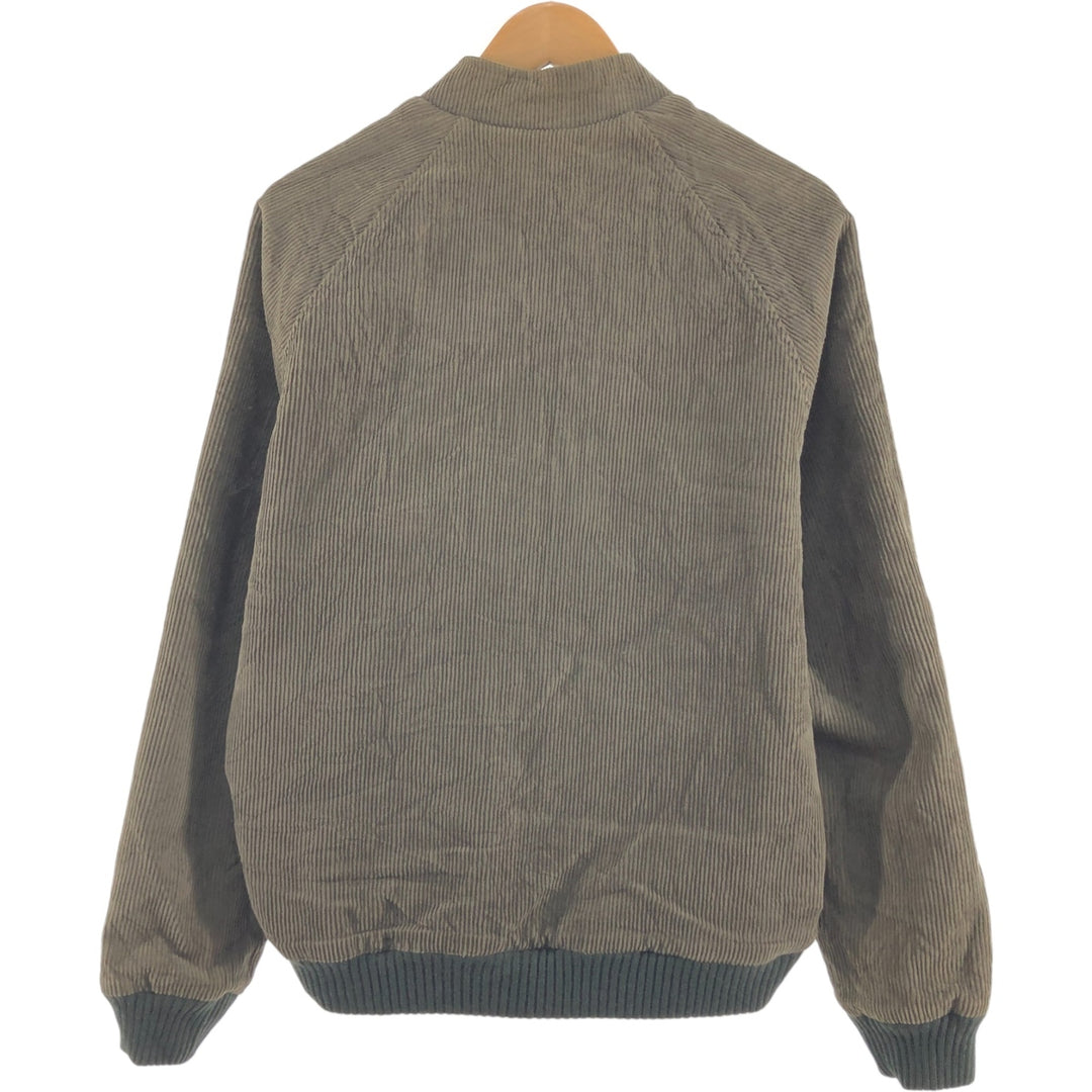 SILVER FERN reversible herringbone color nep wool blouson men's M size / eaa492870