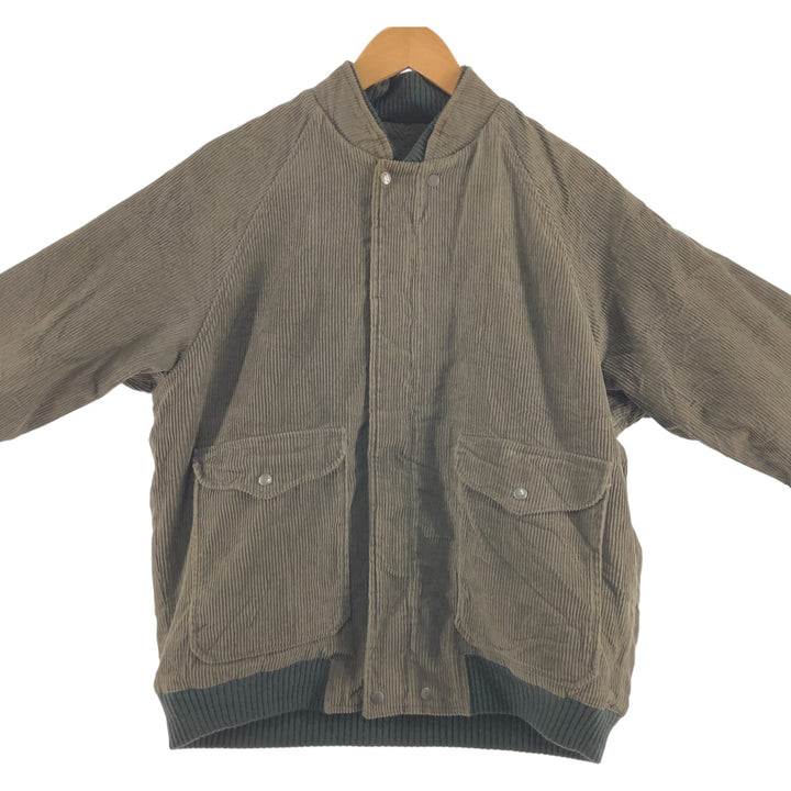 SILVER FERN reversible herringbone color nep wool blouson men's M size / eaa492870