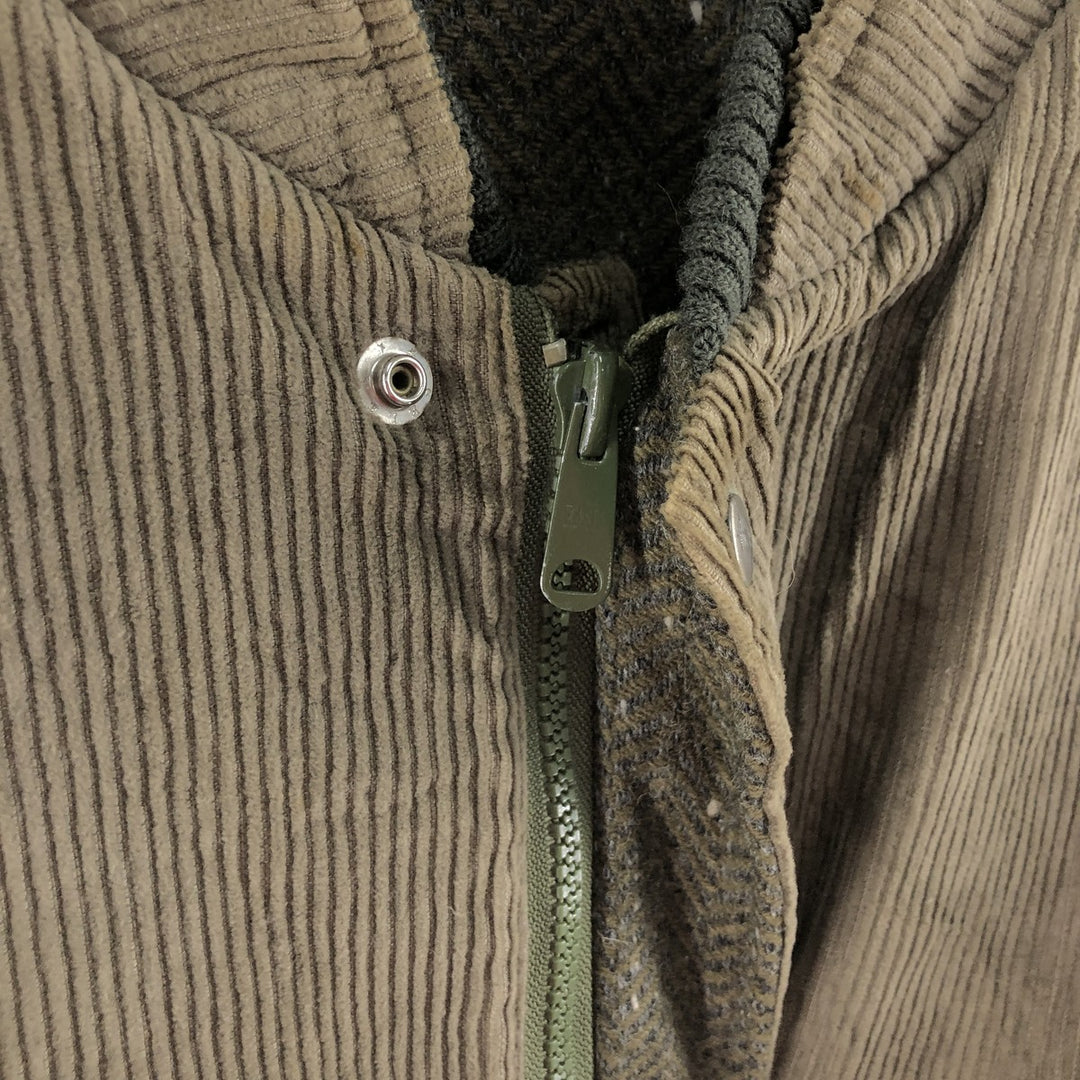 SILVER FERN reversible herringbone color nep wool blouson men's M size / eaa492870