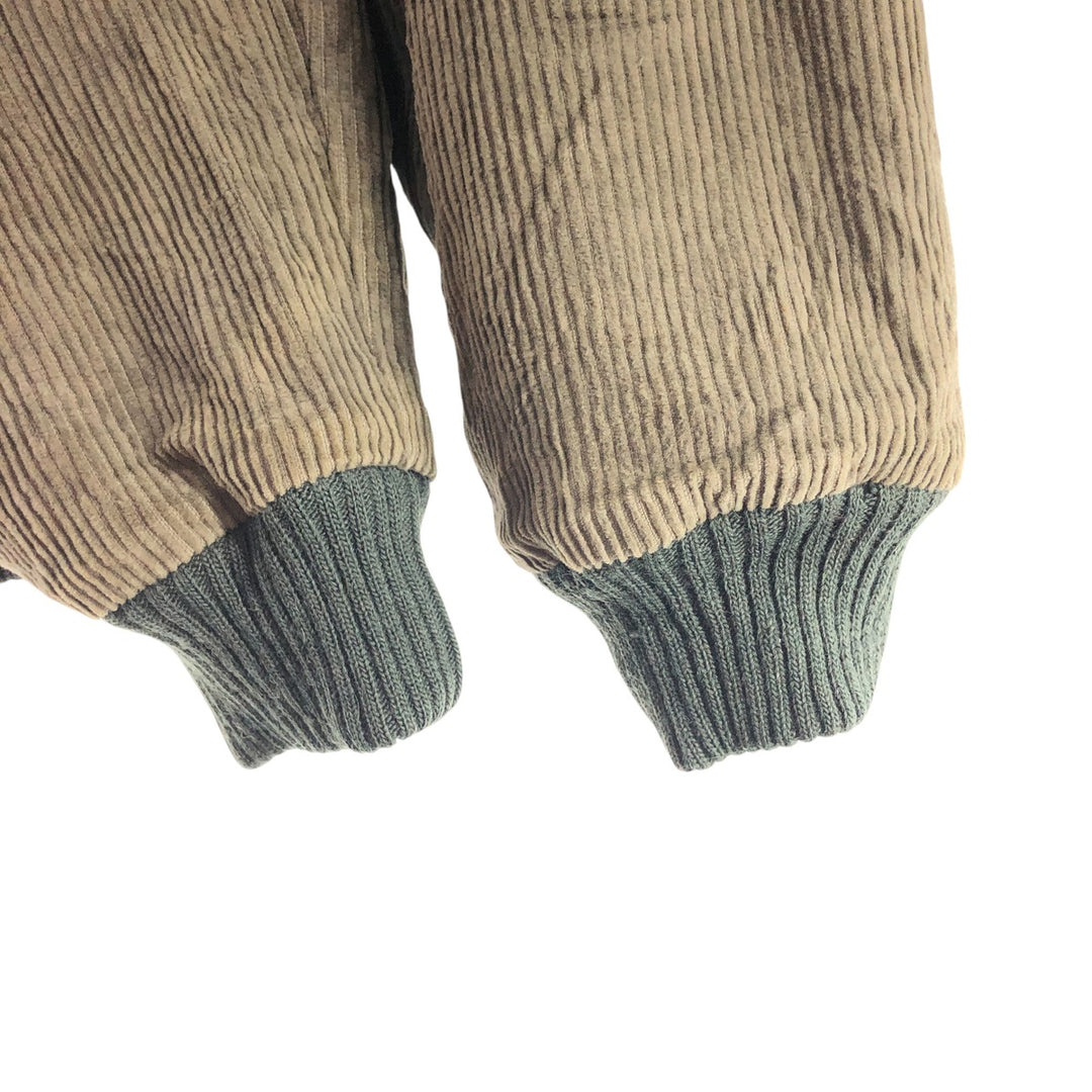 SILVER FERN reversible herringbone color nep wool blouson men's M size / eaa492870