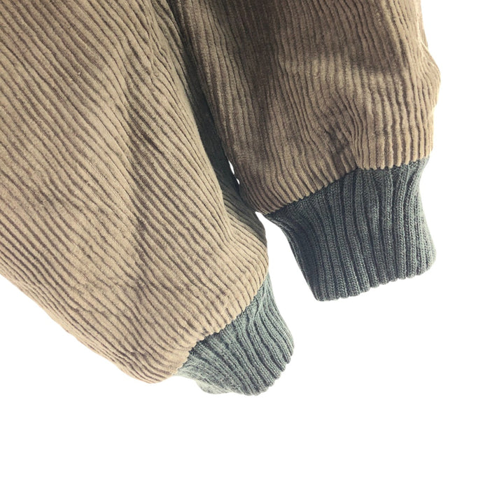 SILVER FERN reversible herringbone color nep wool blouson men's M size / eaa492870