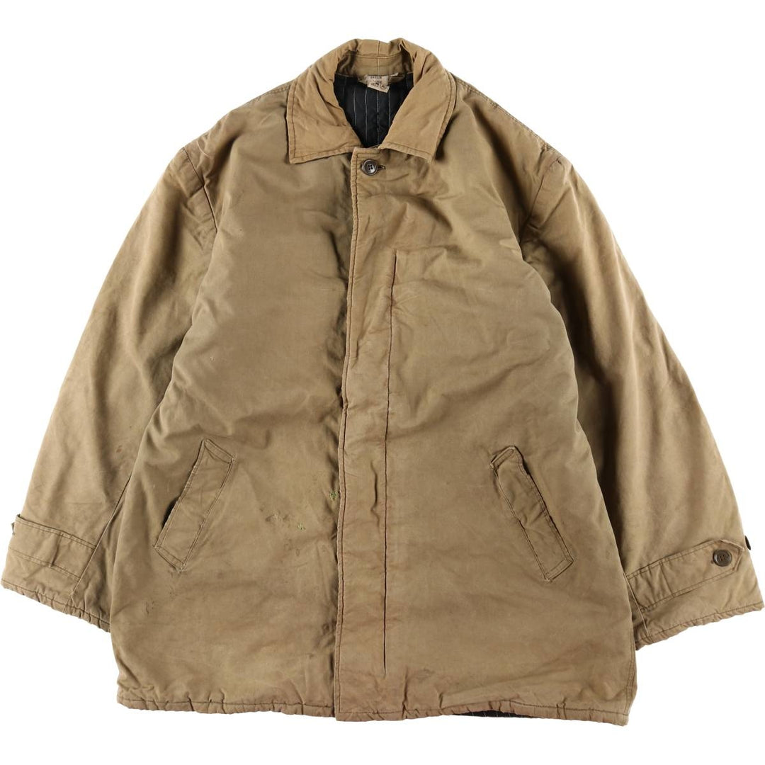 VKUS FRYDEK MISTEK Padded Euro Work Jacket, Men's Size L unclear Khaki type Vintage Second Hand