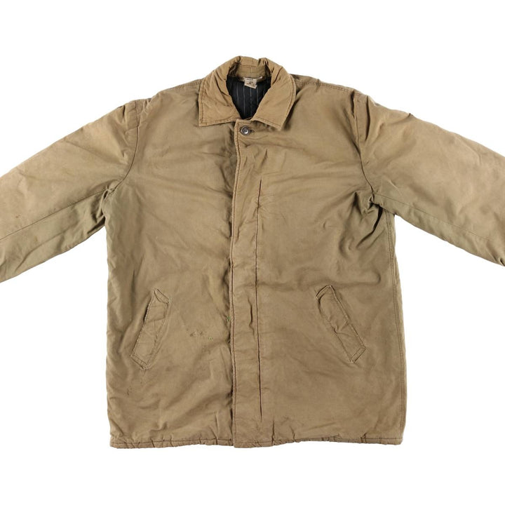 VKUS FRYDEK MISTEK Padded Euro Work Jacket, Men's Size L unclear Khaki type Vintage Second Hand