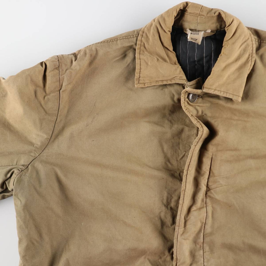 VKUS FRYDEK MISTEK Padded Euro Work Jacket, Men's Size L unclear Khaki type Vintage Second Hand