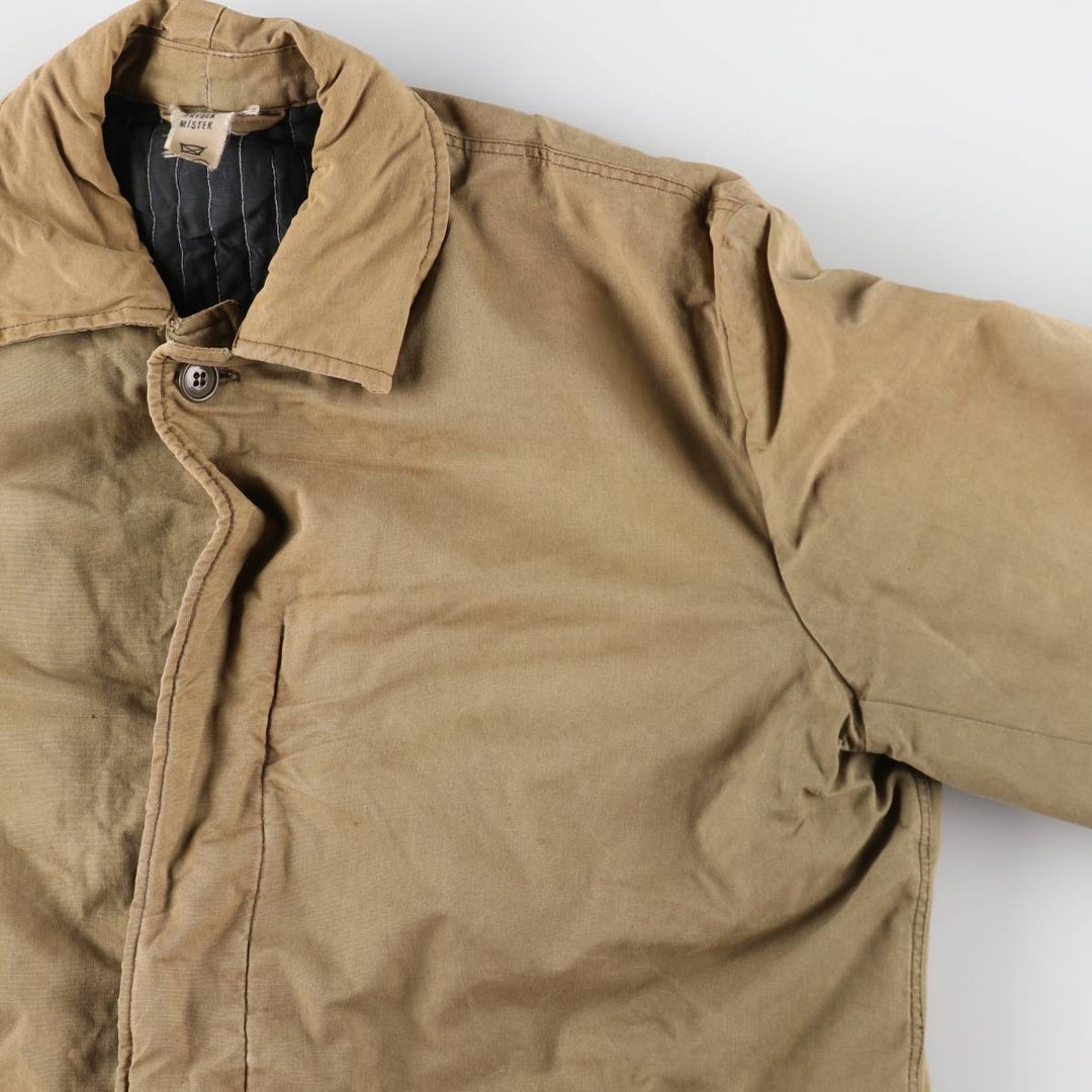 VKUS FRYDEK MISTEK Padded Euro Work Jacket, Men's Size L unclear Khaki type Vintage Second Hand