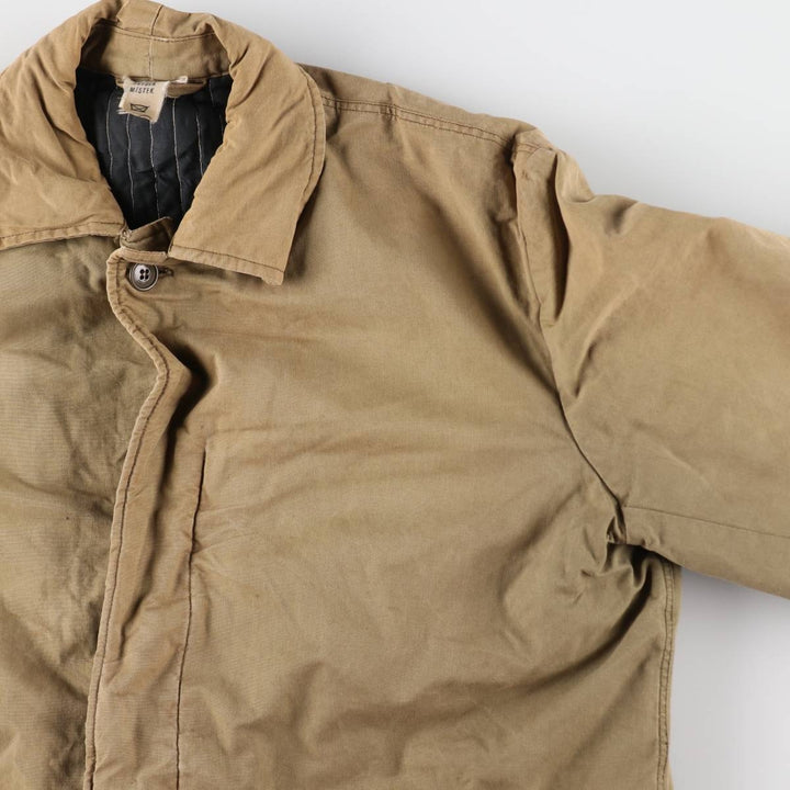 VKUS FRYDEK MISTEK Padded Euro Work Jacket, Men's Size L unclear Khaki type Vintage Second Hand