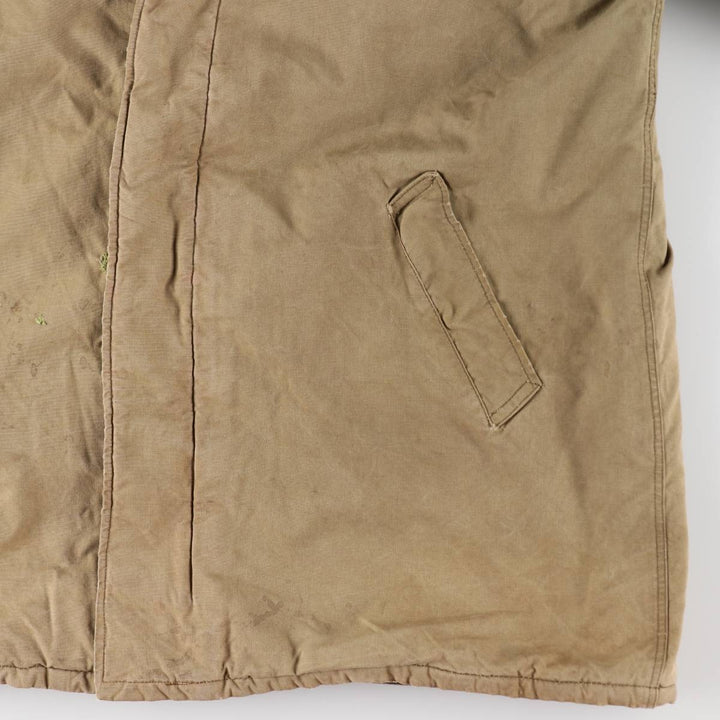 VKUS FRYDEK MISTEK Padded Euro Work Jacket, Men's Size L unclear Khaki type Vintage Second Hand