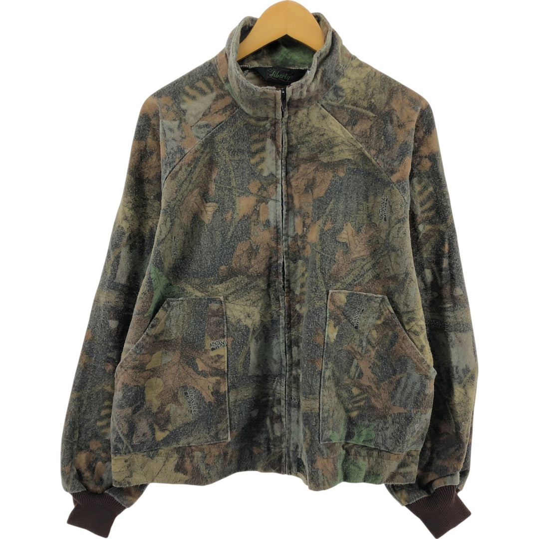 LIBERTY Camouflage Pattern Real Tree Camo Cotton Jacket Men's L size /eaa492890