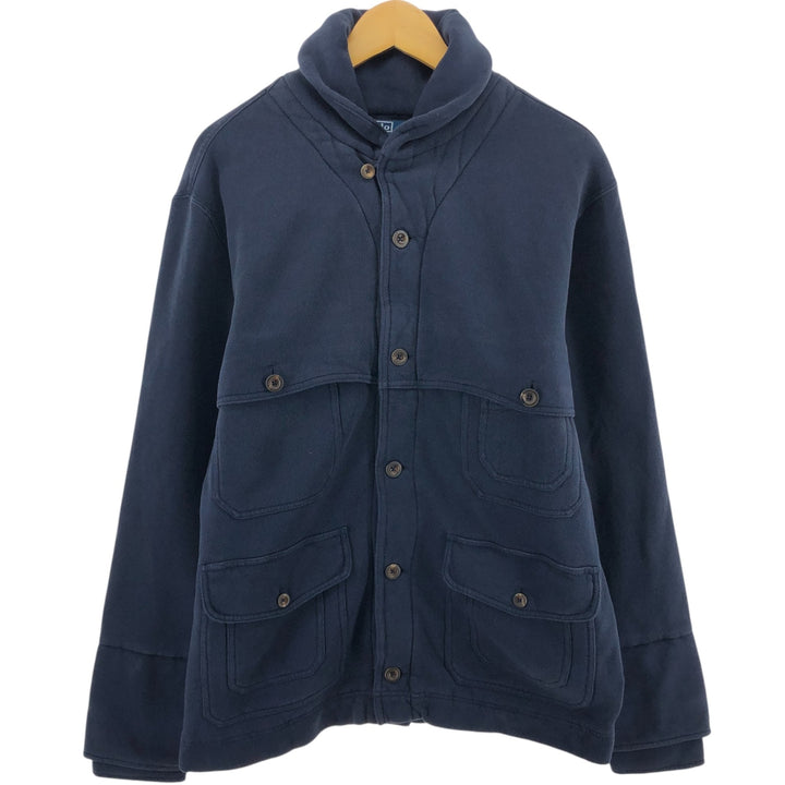 Ralph Lauren POLO by Ralph Lauren shawl collar sweat hunting jacket, men's size L / eaa492892