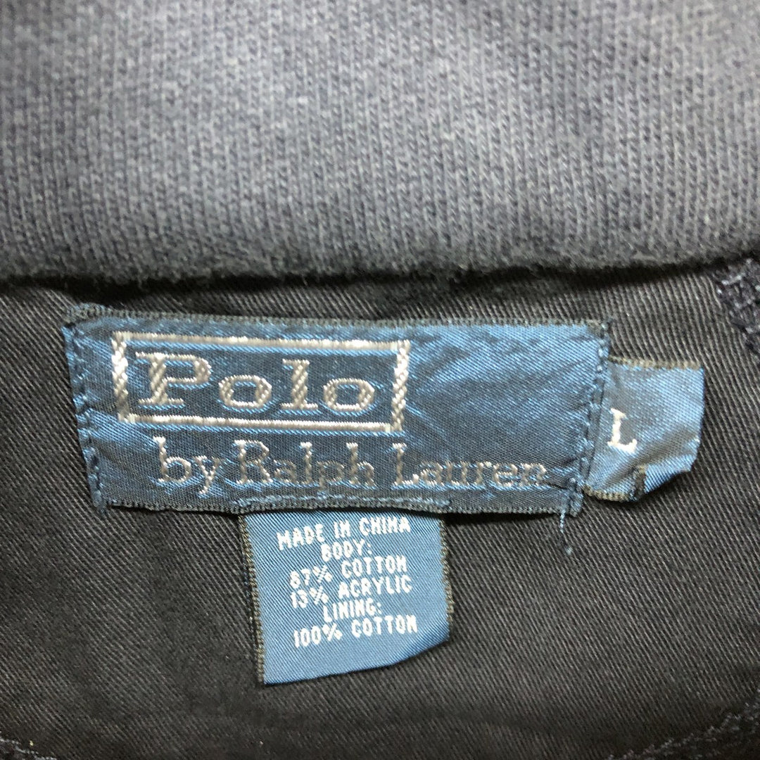 Ralph Lauren POLO by Ralph Lauren shawl collar sweat hunting jacket, men's size L / eaa492892
