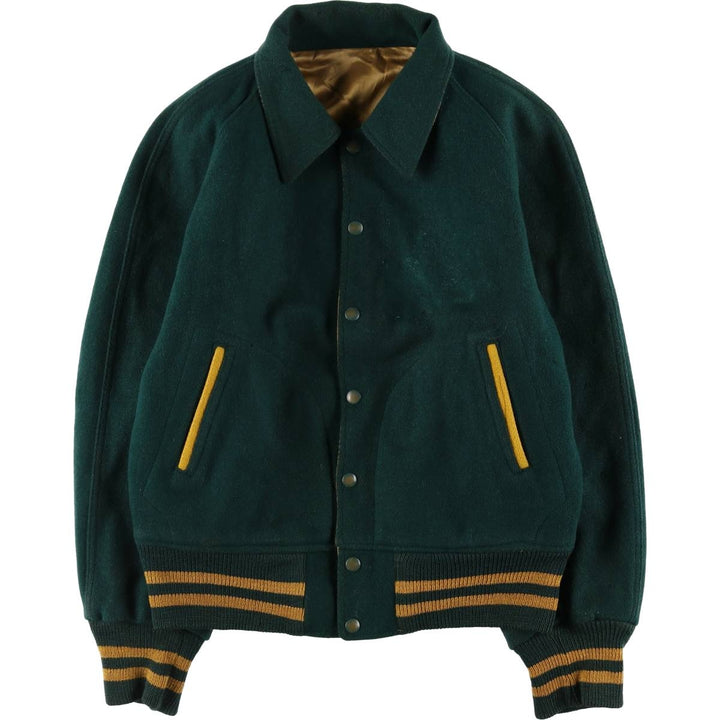 50'S HOLTS reversible collared wool varsity jacket award jacket varsity jacket men's size M vintage /eaa492924