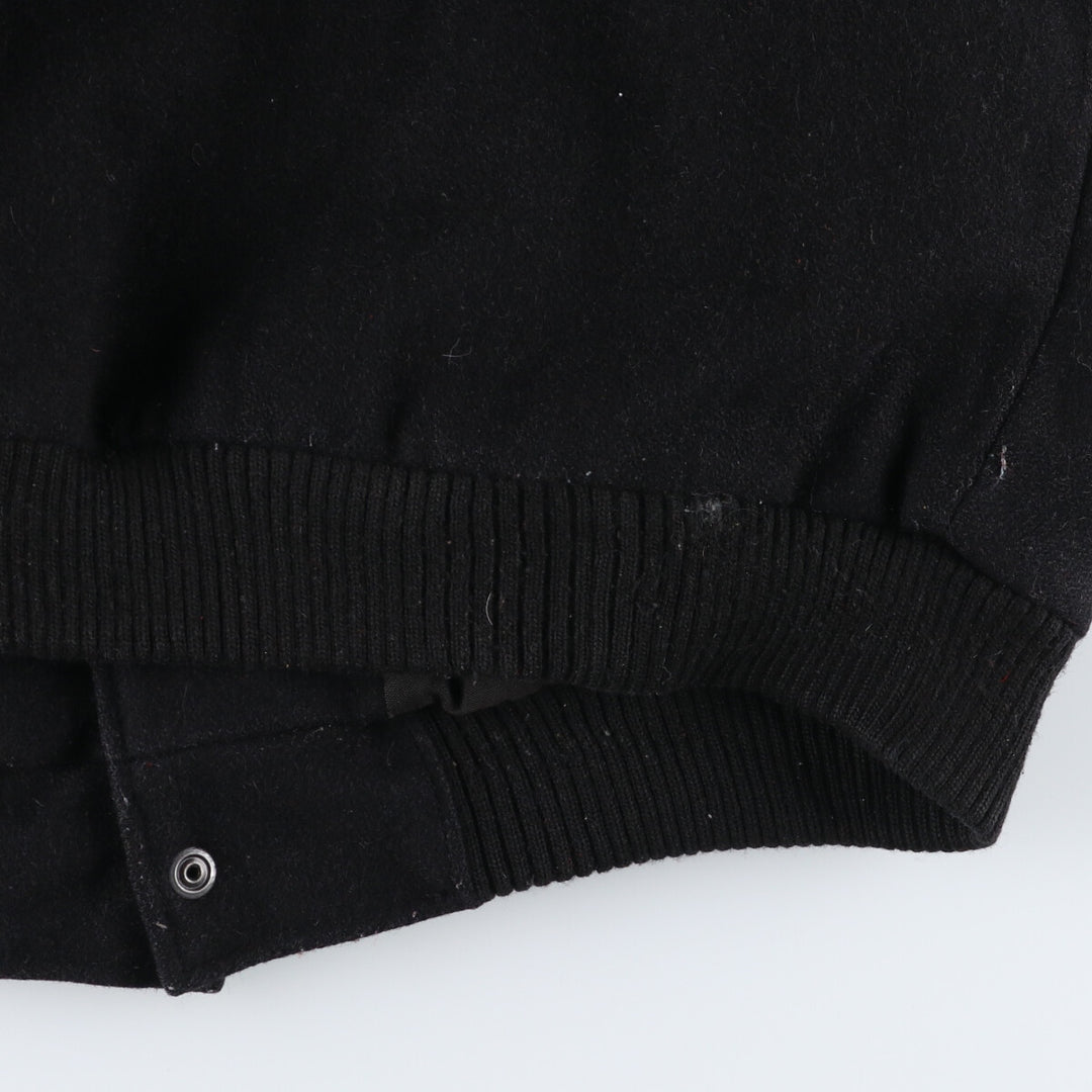 Perfect LEATHER GOODS LTD Sleeve Leather Wool Button Varsity Jacket Men's XL /eaa492969