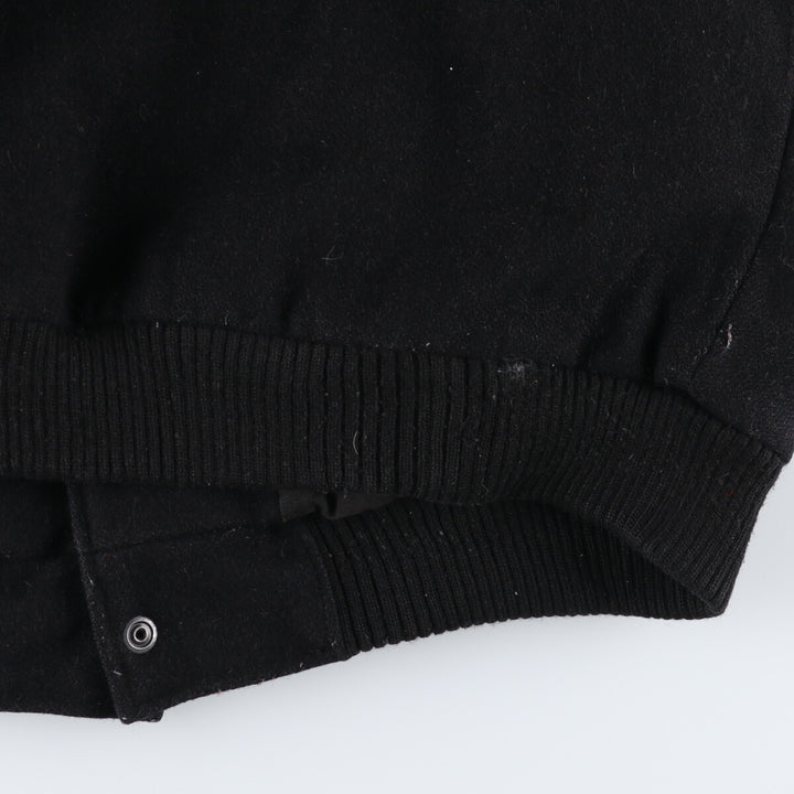 Perfect LEATHER GOODS LTD Sleeve Leather Wool Button Varsity Jacket Men's XL /eaa492969