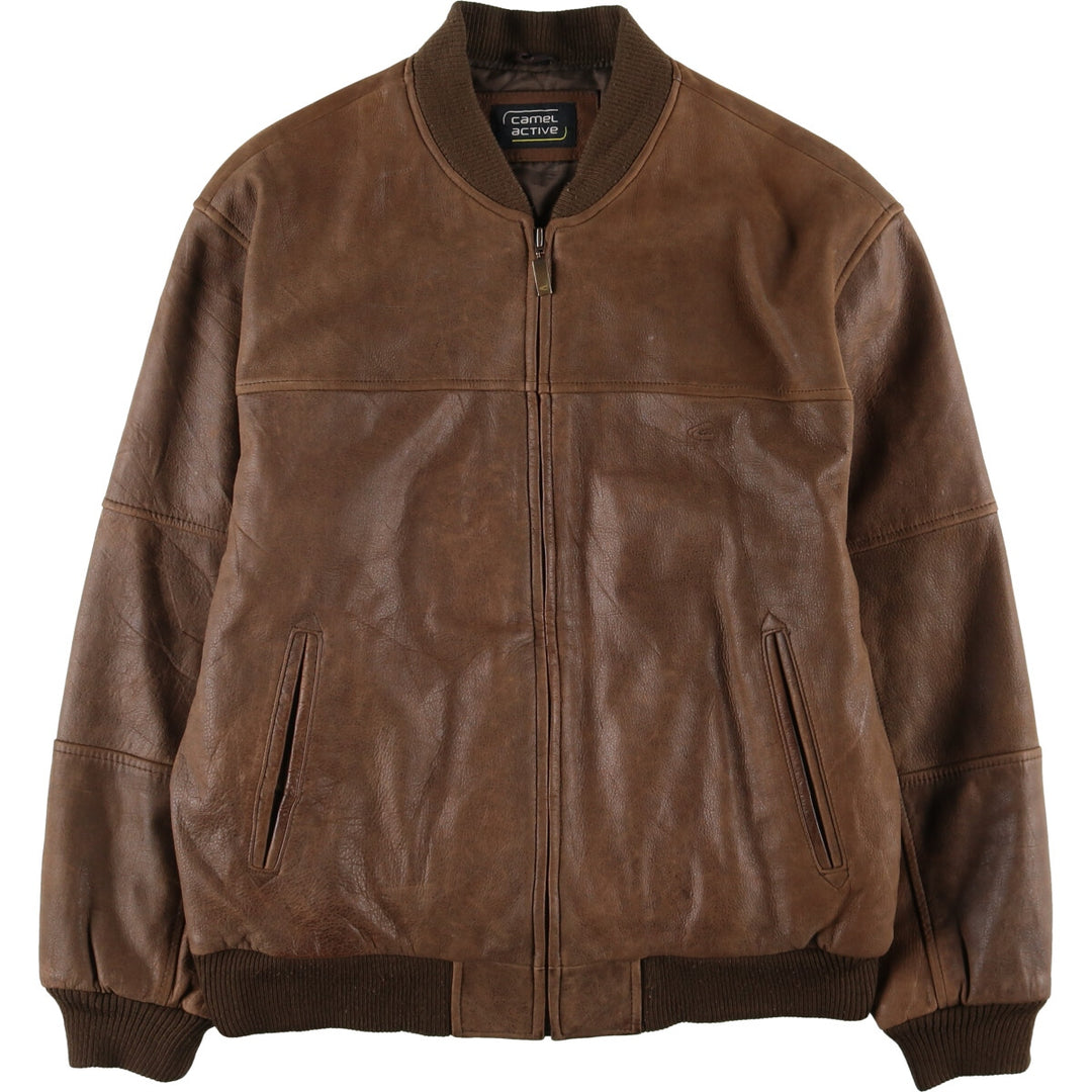 CAMEL ACTIVE Leather Blouson Men's XL equivalent /eaa492978