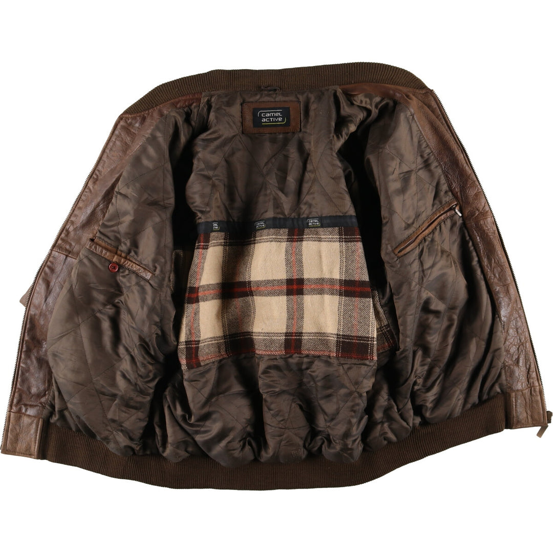 CAMEL ACTIVE Leather Blouson Men's XL equivalent /eaa492978