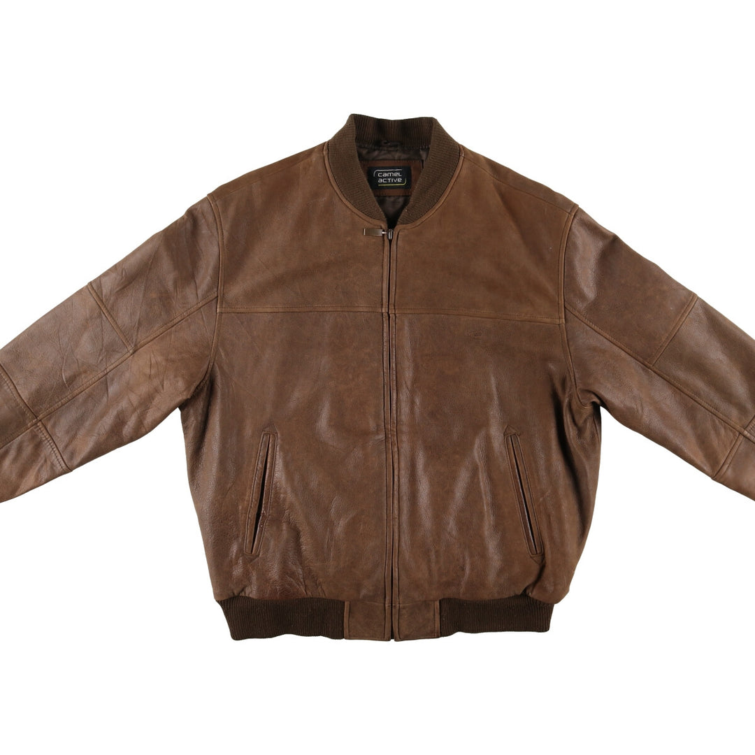 CAMEL ACTIVE Leather Blouson Men's XL equivalent /eaa492978