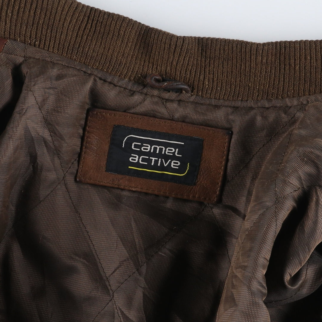 CAMEL ACTIVE Leather Blouson Men's XL equivalent /eaa492978