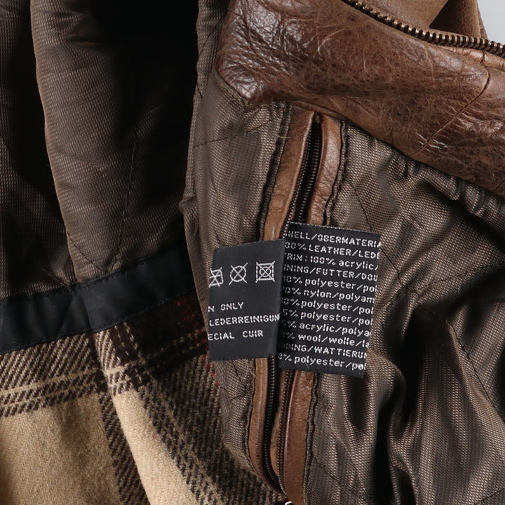 CAMEL ACTIVE Leather Blouson Men's XL equivalent /eaa492978