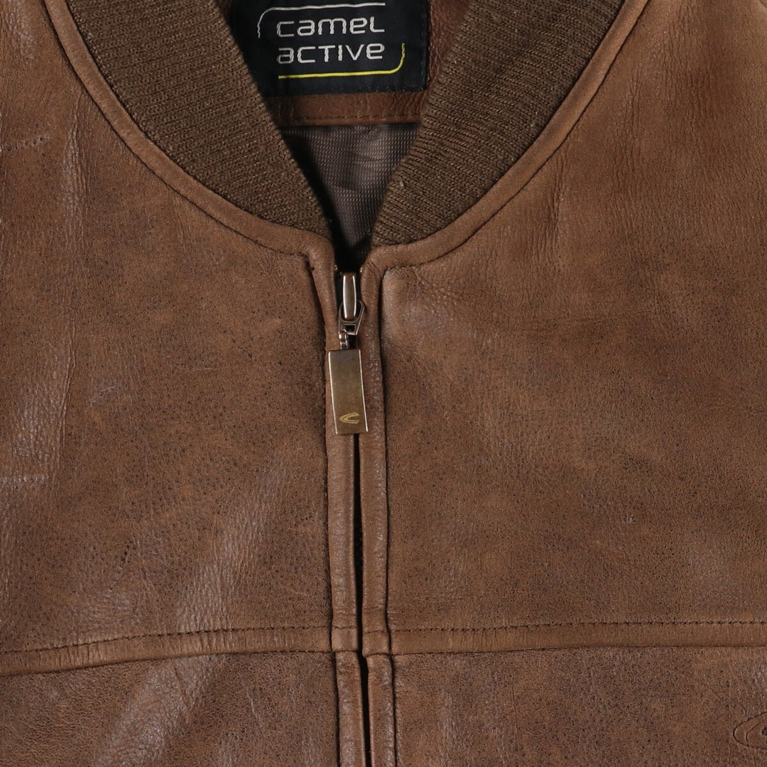 CAMEL ACTIVE Leather Blouson Men's XL equivalent /eaa492978