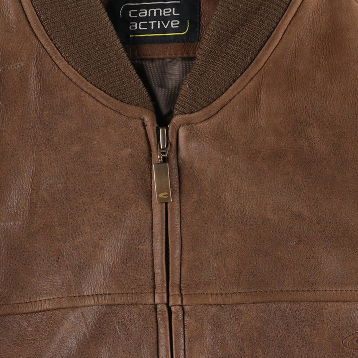 CAMEL ACTIVE Leather Blouson Men's XL equivalent /eaa492978