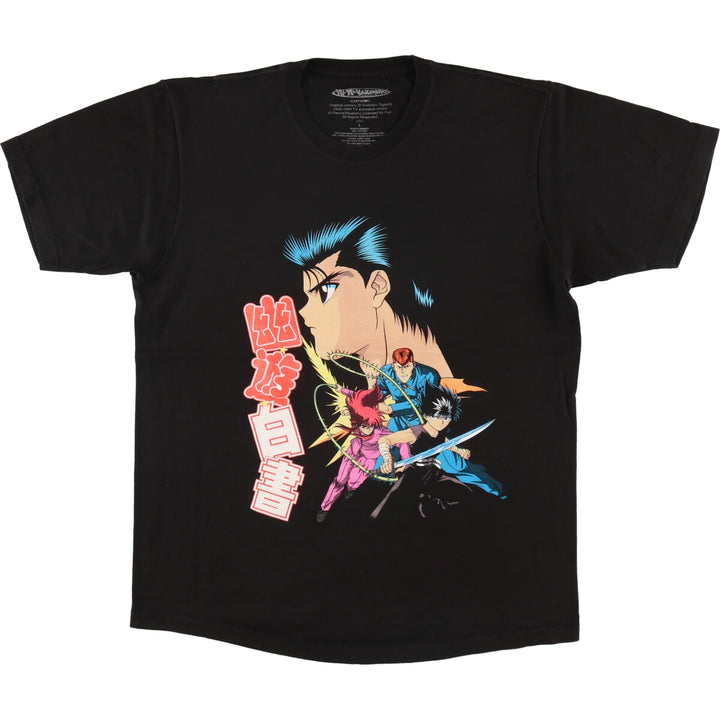 YU YU HAKUSHO Yu Yu Hakusho Anime Character Print T-Shirt Men's L size /eaa493134