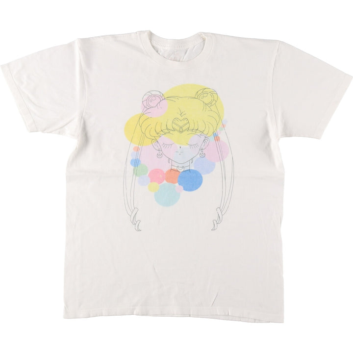 SAILOR MOON Pretty Guardian Sailor Moon Anime Character Print T-Shirt Men's M size /eaa493135