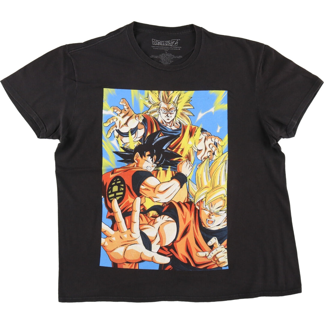 DORAGONBALL Z Dragon Ball Z Son Goku Anime Character Print T-Shirt Men's L size /eaa493156