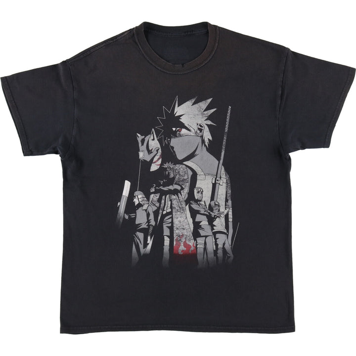 NARUTO Anime Character Print T-Shirt Men's L size /eaa493159