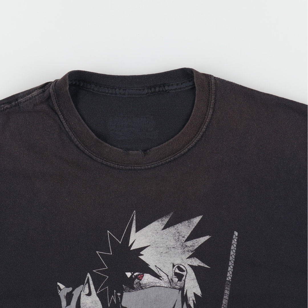 NARUTO Anime Character Print T-Shirt Men's L size /eaa493159