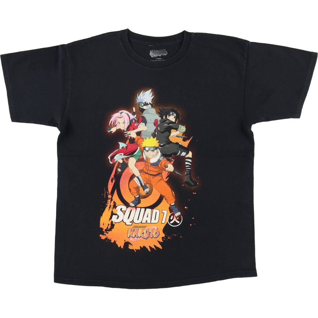 NARUTO Anime Character Print T-Shirt Men's XS /eaa493161