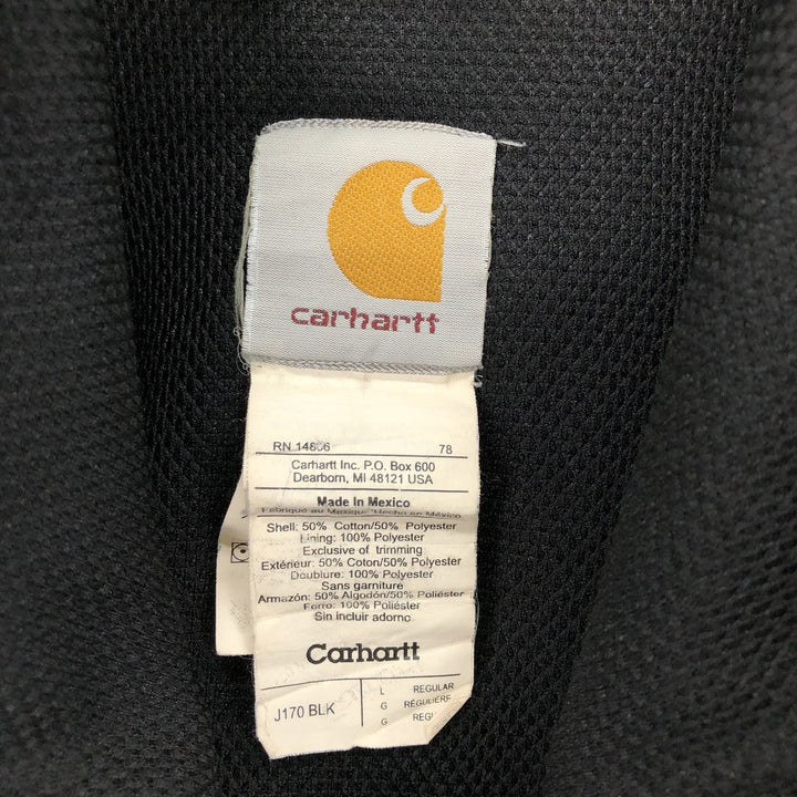 Carhartt Thermal-lined sweatshirt pullover hoodie, men's size L / eaa493194