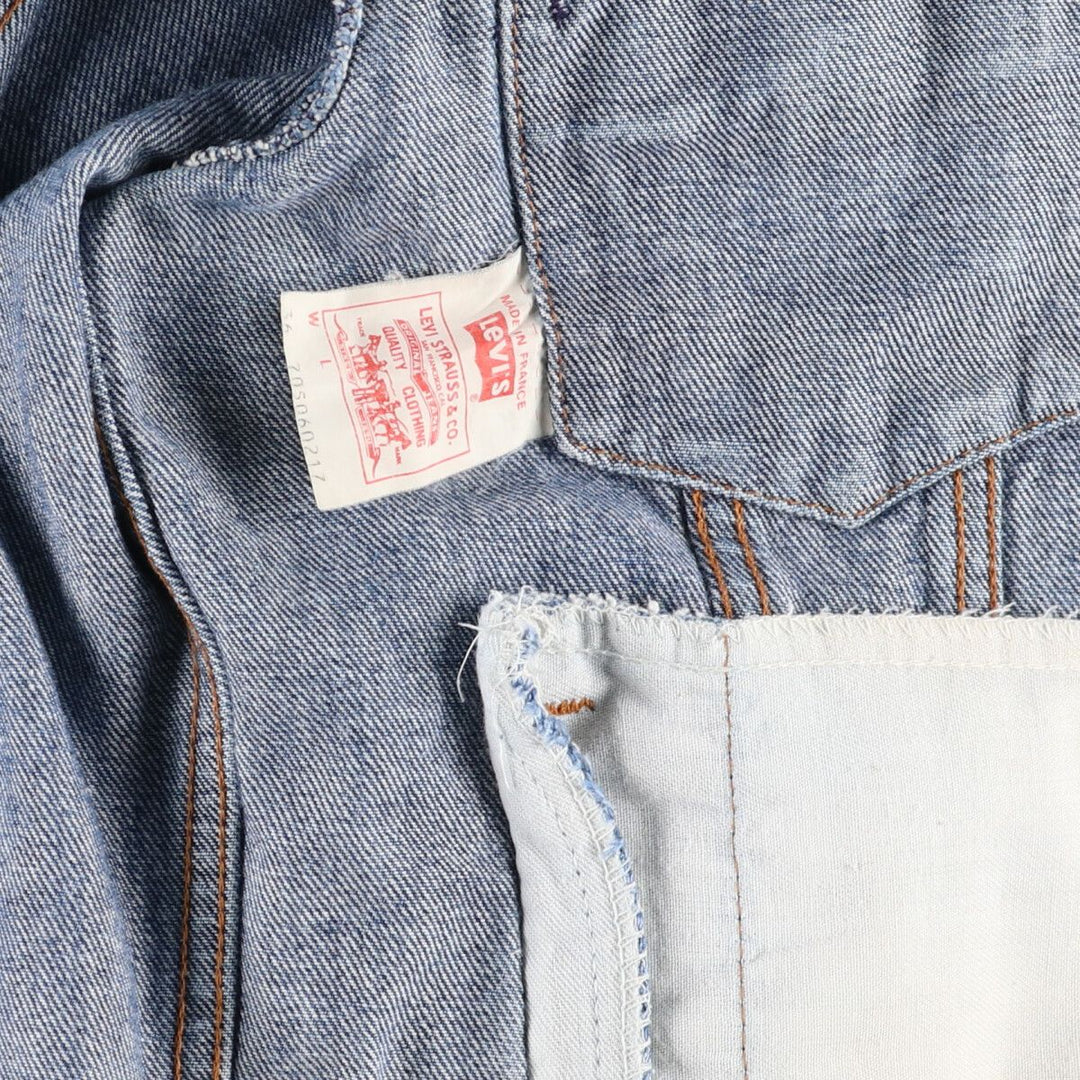 90'S Levi's 70506-0217 Euro Model Denim Jacket, Jean Jacket, Made in France, Men's S Size, Vintage /eaa493203